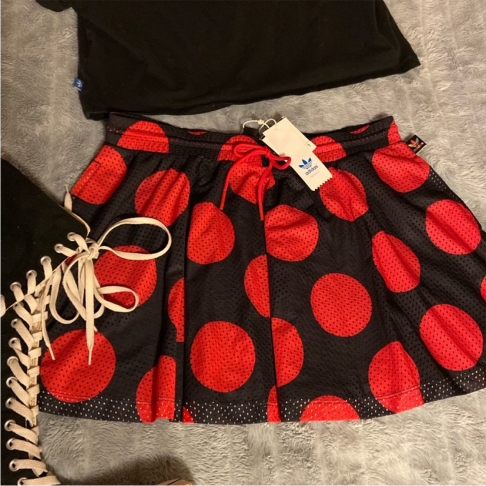 Adidas Dear Baes Polka Dot Skirt - Picture 5 of 10